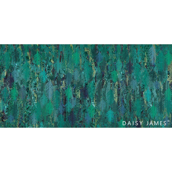 The Panache Turquoise behang-behang-Daisy James-Selected Wallpapers & Interiors