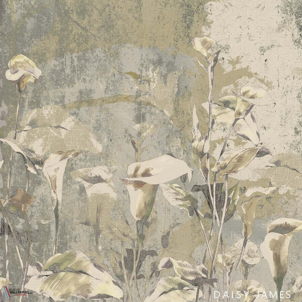 The Perigone behang-behang-Daisy James-Beige-Vinyl-M2-Selected Wallpapers & Interiors