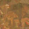 The Perigone behang-behang-Daisy James-Orange-Vinyl-M2-Selected Wallpapers & Interiors