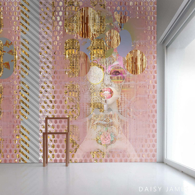 The Pink Lady behang van Daisy James