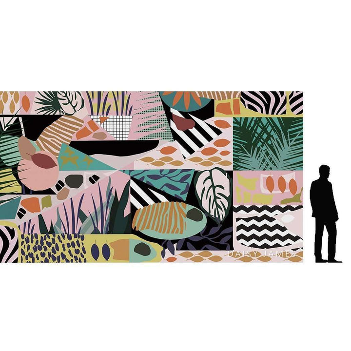 The Silkscreen-behang-Tapete-Daisy James-Selected Wallpapers