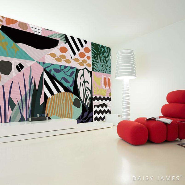 The Silkscreen-behang-Tapete-Daisy James-Selected Wallpapers