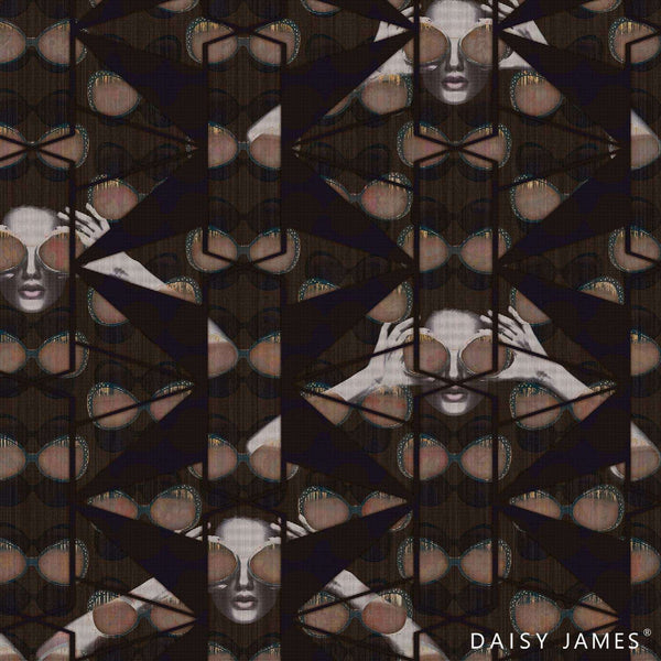 The Sunnies behang-Behang-Daisy James-Vinyl-M2-Selected Wallpapers & Interiors
