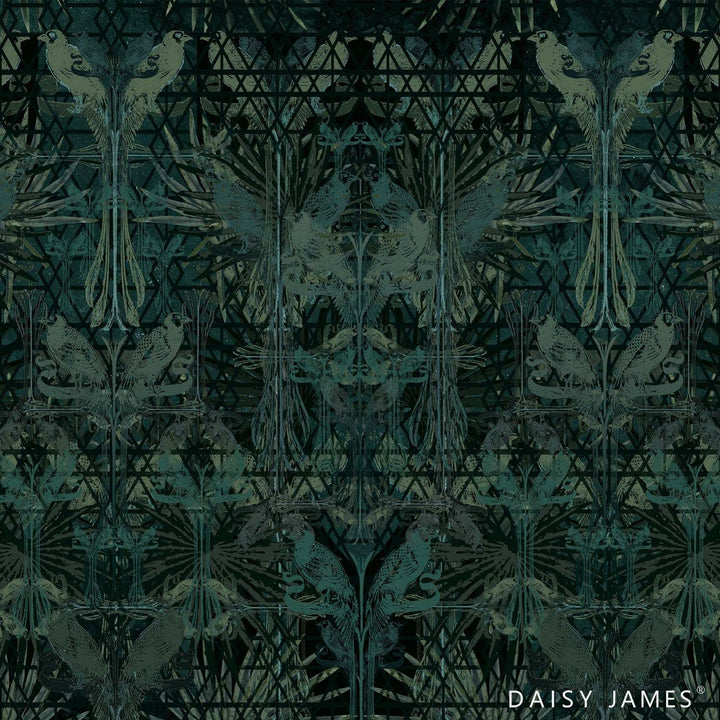 The Taman-behang-Tapete-Daisy James-Multicolor-Vinyl-DJ124-Selected Wallpapers