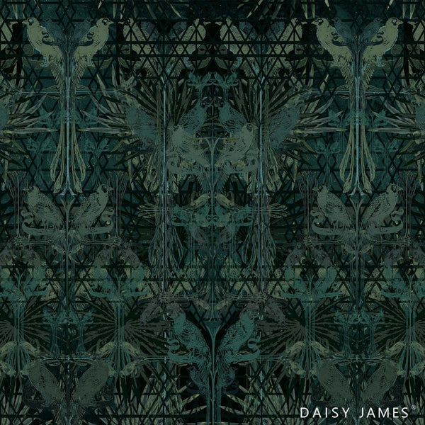 The Taman behang-behang-Daisy James-Multicolor-Vinyl-M2-Selected Wallpapers & Interiors