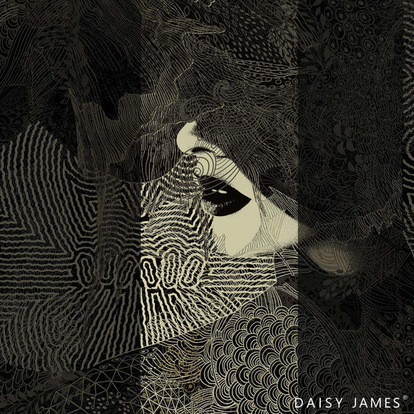 The Tribe Collection No2 behang-behang-Daisy James-Multicolor-Vinyl-M2-Selected Wallpapers & Interiors