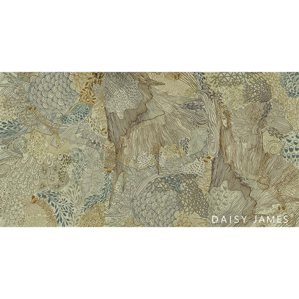 The Tribe Pattern No2 Tapete-Daisy James-Selected Wallpapers & Interiors
