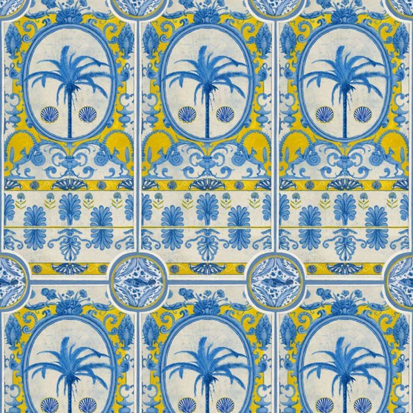 The Villa-behang-Mind the Gap-Yellow-300 cm (standaard)-WP20575-Selected Wallpapers