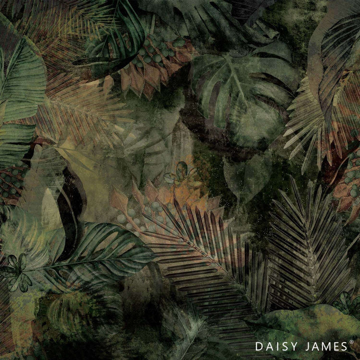The Viridity Green-Behang-Tapete-Daisy James-Vinyl-Green-DJ284-Selected Wallpapers