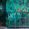 The Viridity Turqoise behang-Behang-Daisy James-Selected Wallpapers & Interiors