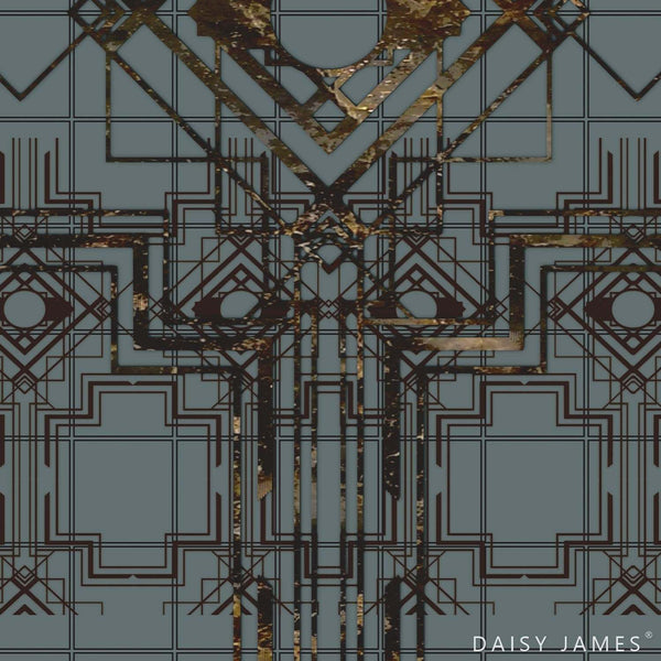 The Wolf NO2-Behang-Daisy James-Original-Vinyl-DJ89_V-Selected Wallpapers