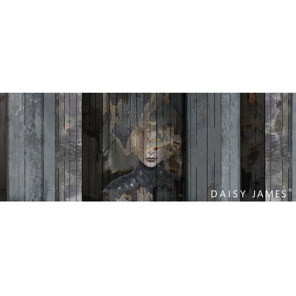 The Wooden Face behang-behang-Daisy James-Selected Wallpapers & Interiors