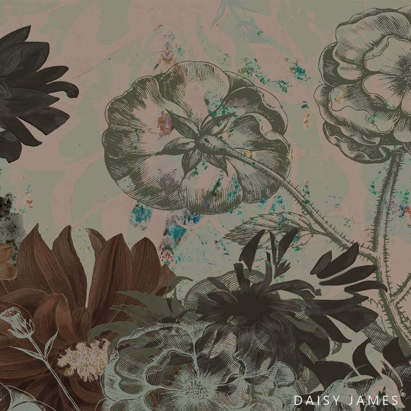 The Yard No2 behang-behang-Daisy James-Color-Vinyl-M2-Selected Wallpapers & Interiors