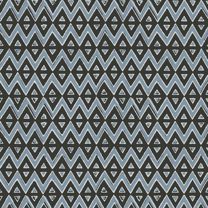 Tiburon-Behang-Tapete-Thibaut-Black and Blue-Rol-T13233-Selected Wallpapers