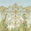 Tijou Gate-behang-Cole & Son-Spring Green, Soft Olive & Rouge-Paneel-118/8017-Selected Wallpapers