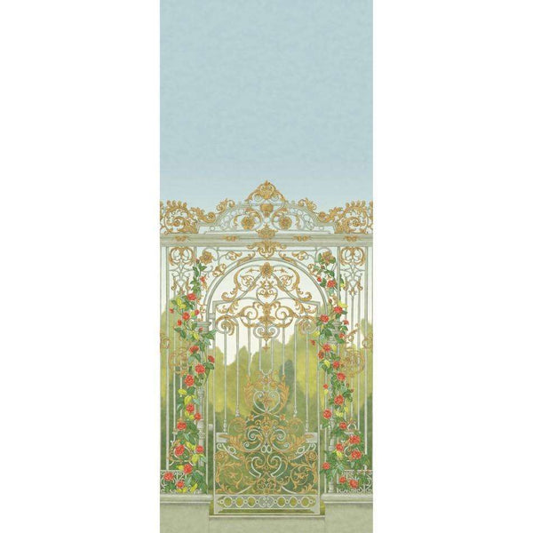 Tijou Gate-behang-Cole & Son-Selected Wallpapers