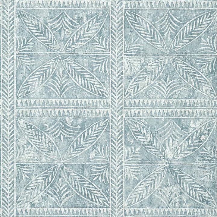 Timbuktu-Behang-Tapete-Thibaut-Slate Blue-Rol-T10254-Selected Wallpapers