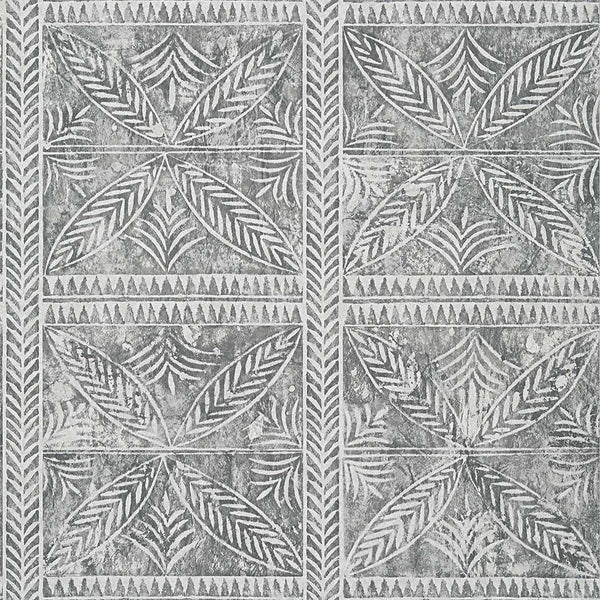 Timbuktu-Behang-Thibaut-Grey-Rol-T10255-Selected Wallpapers