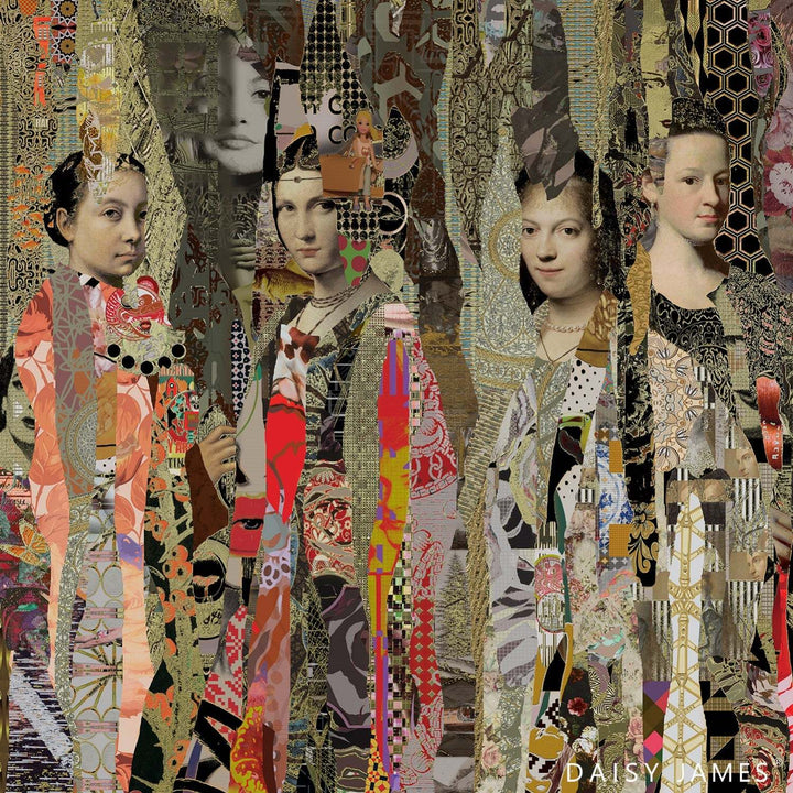 Timeless Women-behang-Tapete-Daisy James-Multicolor-Vinyl-DJ188-Selected Wallpapers