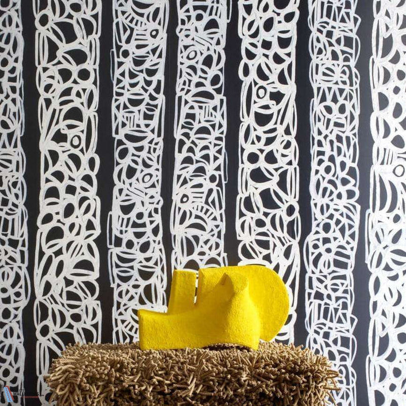 Totem papel pintado de Pierre Frey