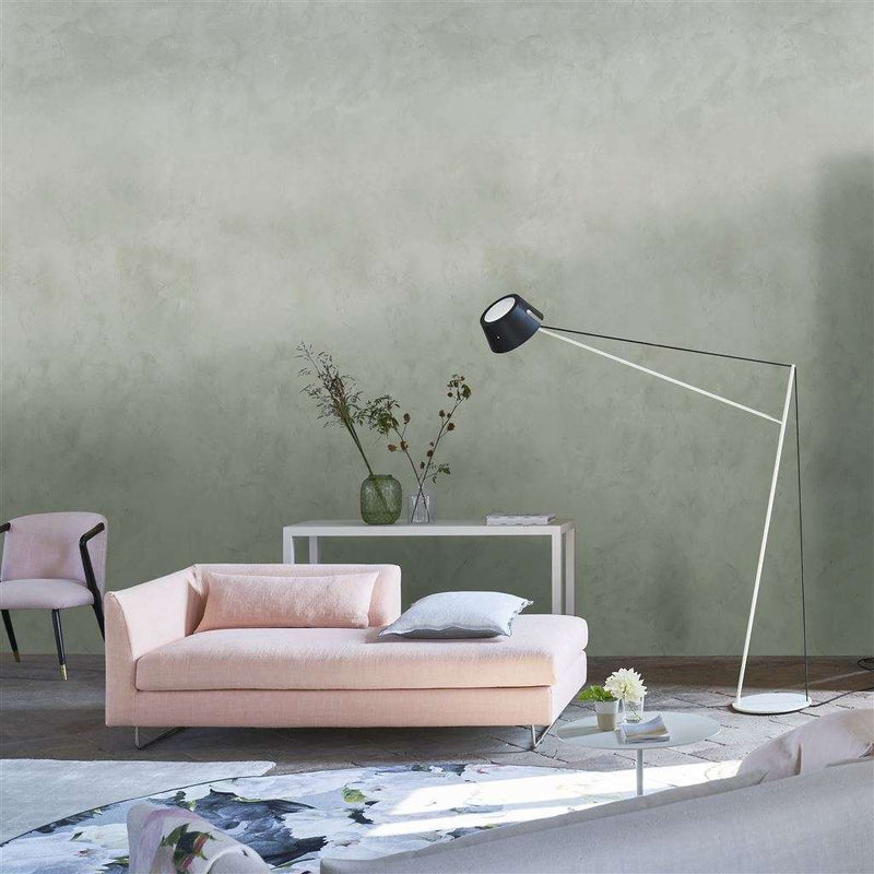 Tourangelle Ombre wallpaper in Zinc by Designers Guild