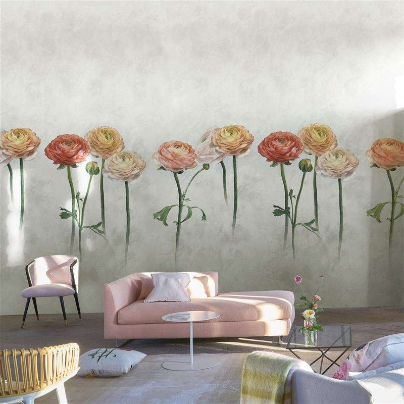 Tourangelle Scene 1 behang in Peony van Designers Guild