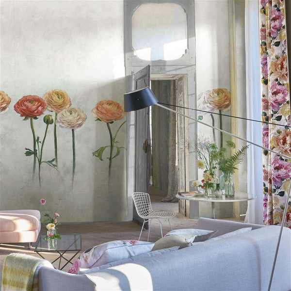Tourangelle Scene 2-behang-Designers Guild-Peony-Set-PDG1100/01-Selected Wallpapers