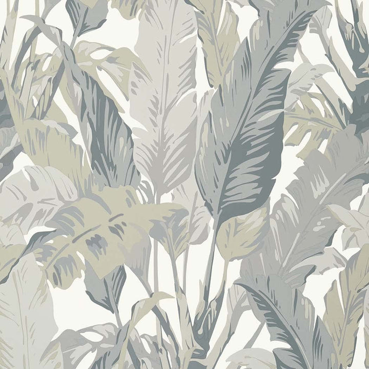 Travelers Palm-Behang-Tapete-Thibaut-Grey-Rol-T10129-Selected Wallpapers