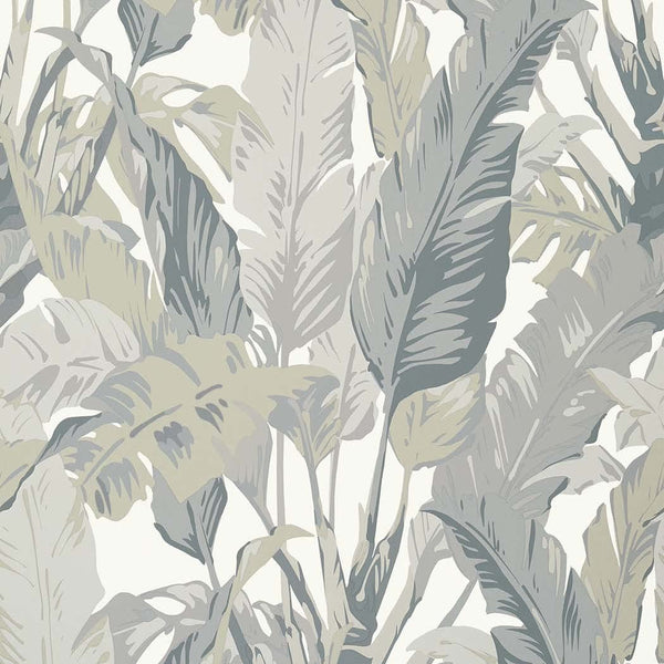 Travelers Palm-Behang-Thibaut-Grey-Rol-T10129-Selected Wallpapers
