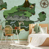Treasure Map-wallpaper-Coordonne-Selected Wallpapers