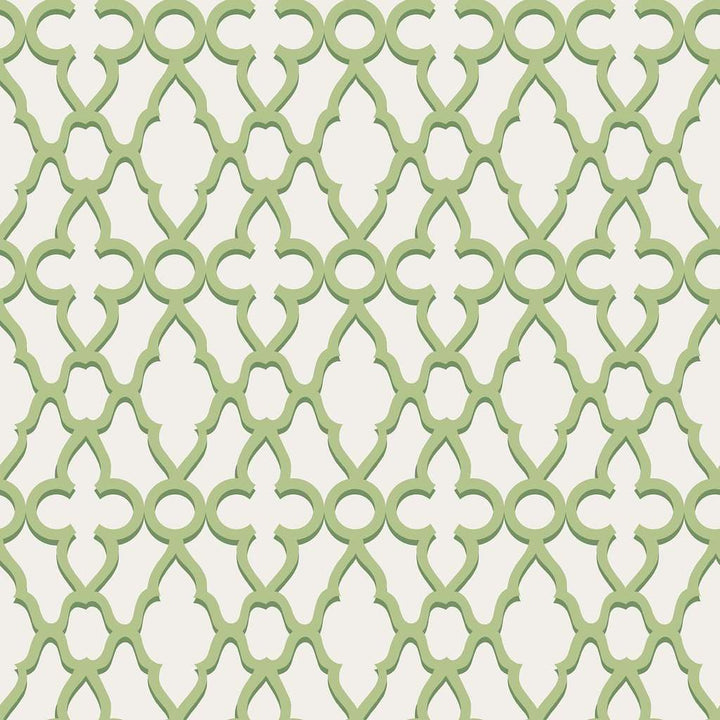 Treillage-behang-Tapete-Cole & Son-Leaf Green-Rol-116/6022-Selected Wallpapers
