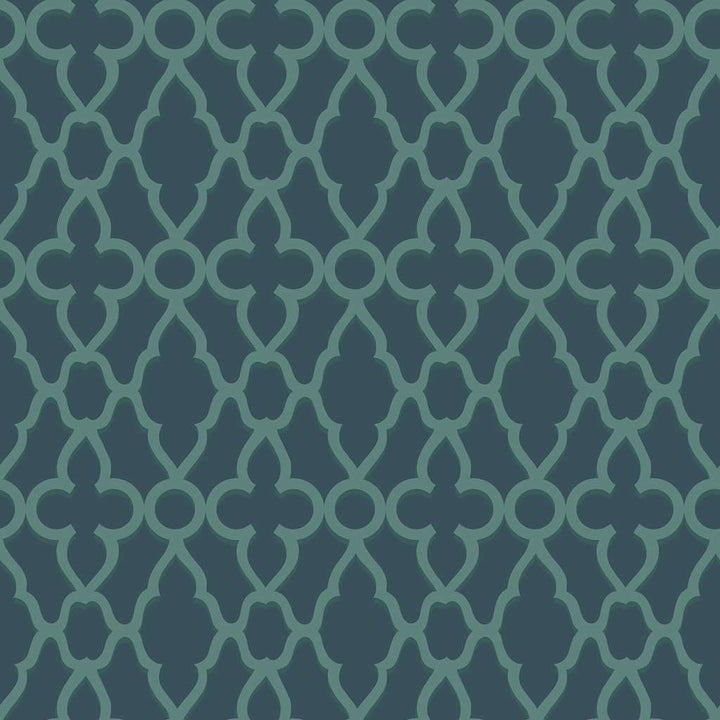 Treillage-behang-Tapete-Cole & Son-Viridian-Rol-116/6023-Selected Wallpapers