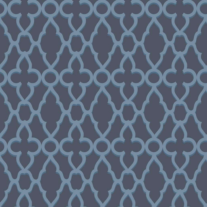 Treillage-behang-Tapete-Cole & Son-Cerulean Blue-Rol-116/6024-Selected Wallpapers