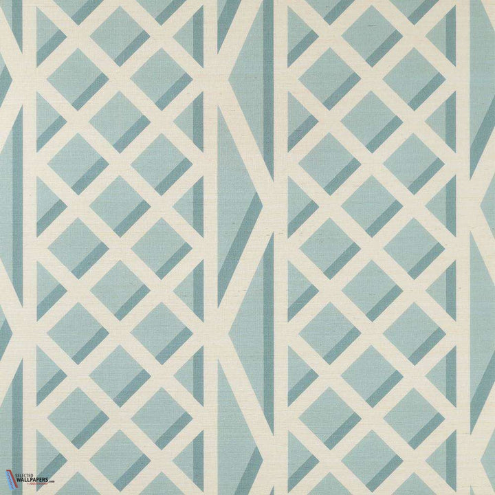 Treillage-behang-Tapete-Pierre Frey-Bleu-Meter (M1)-FP769004-Selected Wallpapers