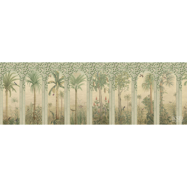 Trellis Exotica-Behang-Iksel-Selected Wallpapers