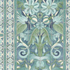 Triana-behang-Cole & Son-Teal & Dark Teal-Rol-117/5014-Selected Wallpapers