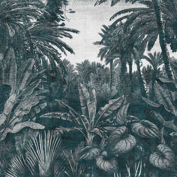 Tropical Mornings-behang-LondonArt-02-Blue Glass Finish-17016-02-Selected Wallpapers