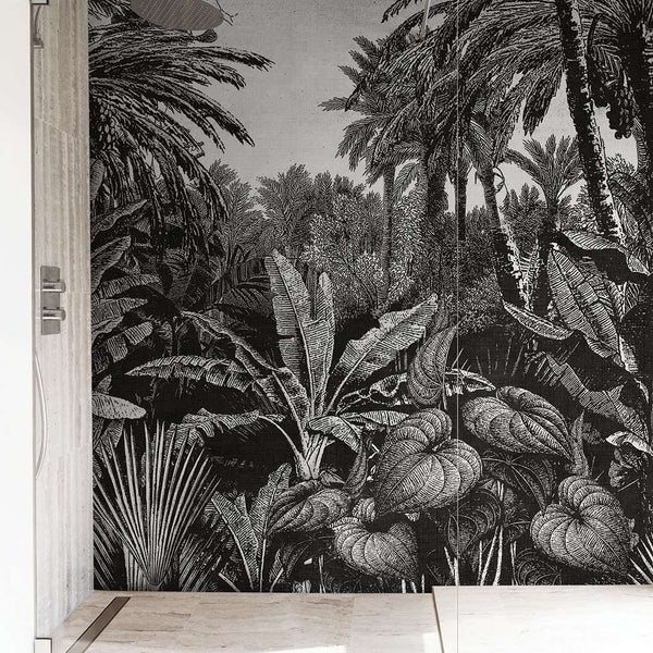 Tropical Mornings-behang-Tapete-LondonArt-Selected Wallpapers