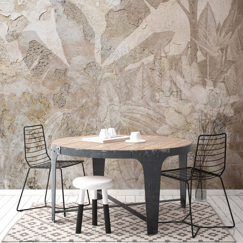 Tropical Patina Wall behang van Les Dominotiers