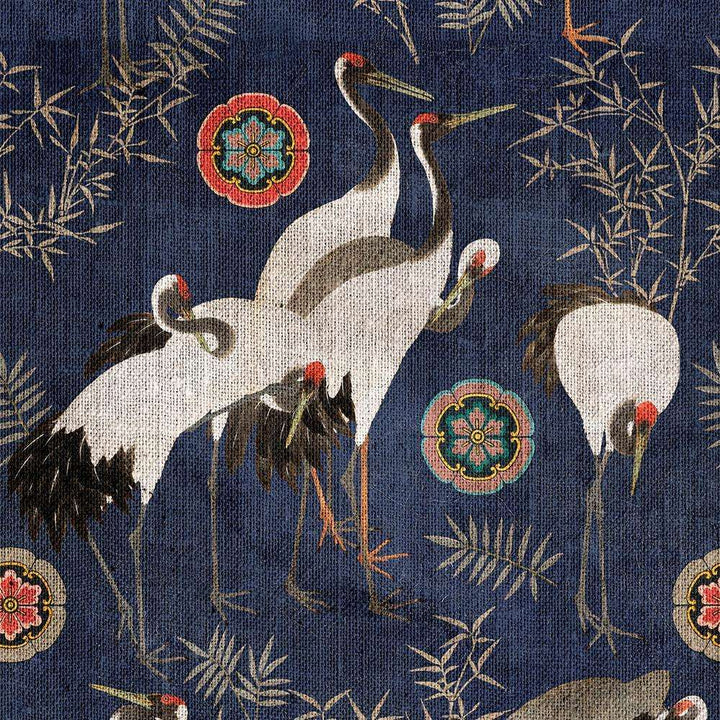 Tsuru-behang-Tapete-Mind the Gap-Indigo-300 cm (standaard)-WP20392-Selected Wallpapers