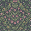 Tudor Garden-behang-Cole & Son-Plum & Olive Green-Rol-118/2003-Selected Wallpapers