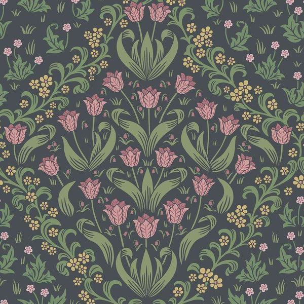 Tudor Garden-behang-Cole & Son-Plum & Olive Green-Rol-118/2003-Selected Wallpapers