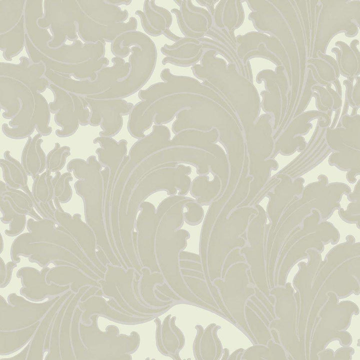 Tulip-Behang-Tapete-Little Greene-Pale Grey-Rol-0260TUPALE-Selected Wallpapers