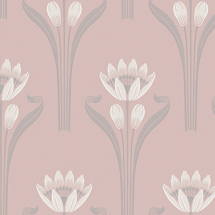 Tulipes-behang-Tapete-Isidore Leroy-Rose-Rol-06240406-Selected Wallpapers