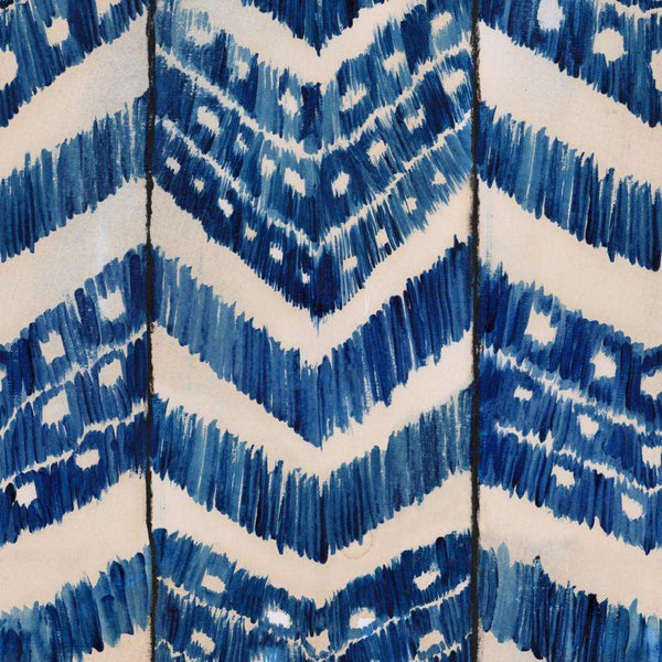 Turkish ikat-wallpaper-Mind the Gap-Indigo-Roll-WP30059-Selected Wallpapers