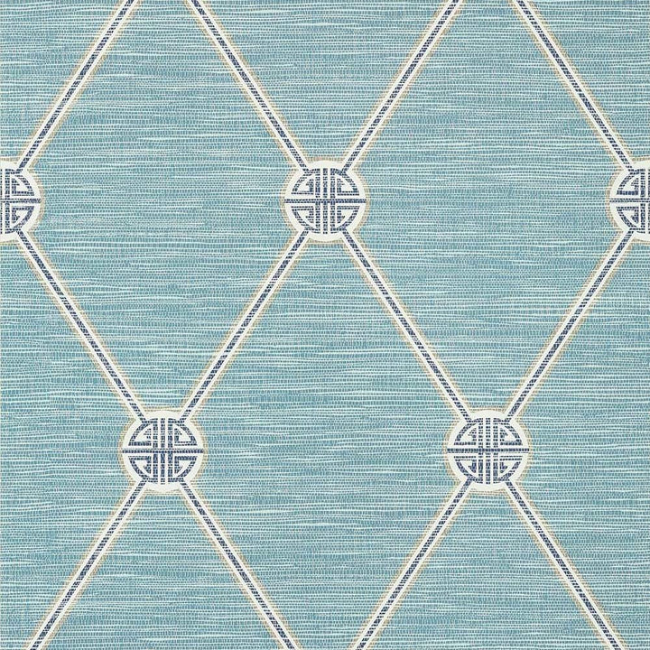 Turnberry Trellis-Behang-Tapete-Thibaut-Mineral-Rol-T13391-Selected Wallpapers