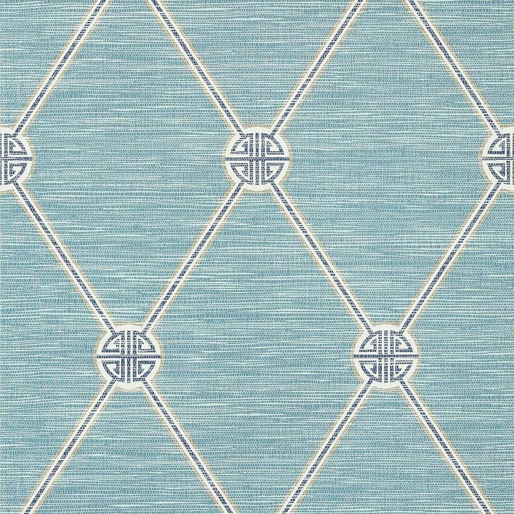 Turnberry Trellis-Behang-Tapete-Thibaut-Mineral-Rol-T13391-Selected Wallpapers