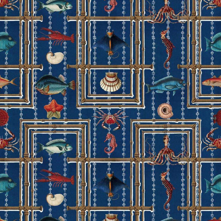 Underwater Life-behang-Tapete-Mind the Gap-Blue-300 cm (standaard)-WP20565-Selected Wallpapers