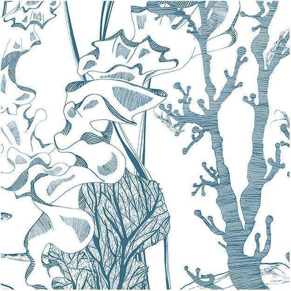 Underwater-behang-Les Dominotiers-Blue-Non Woven 70 cm-DOM311/1-Selected Wallpapers