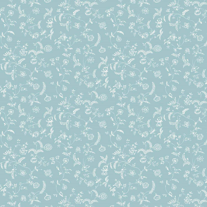 Uppark-Behang-Tapete-Farrow & Ball-Blue Ground-Rol-BP553-Selected Wallpapers